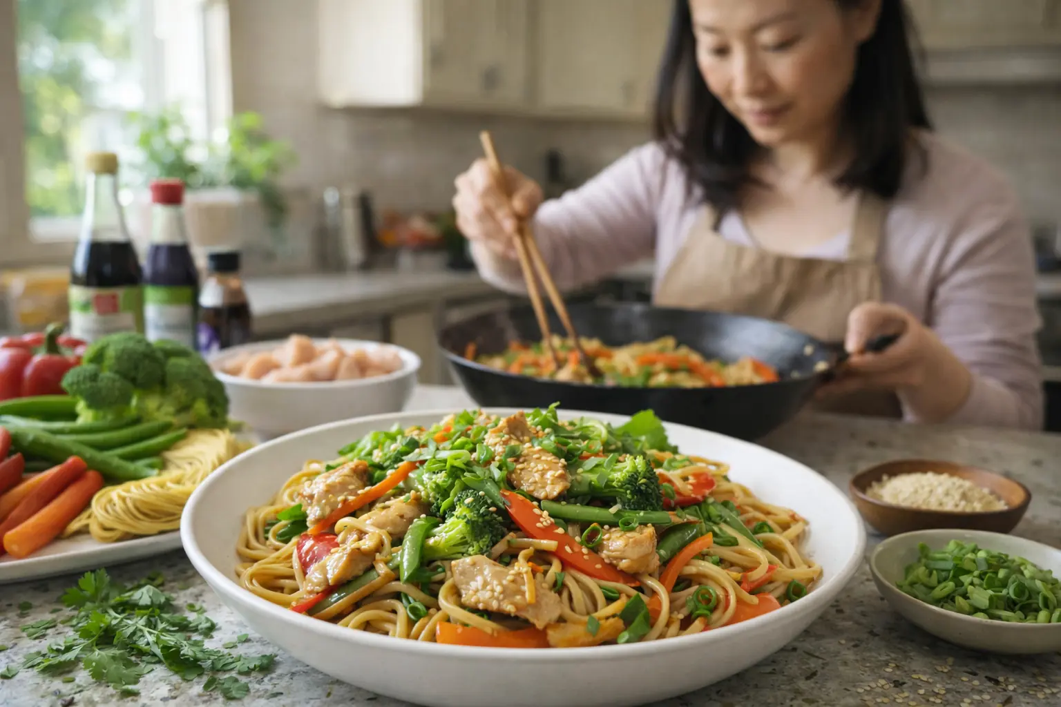Receta de pollo a la china: ¡Descubre cómo preparar este exquisito plato asiático en casa!