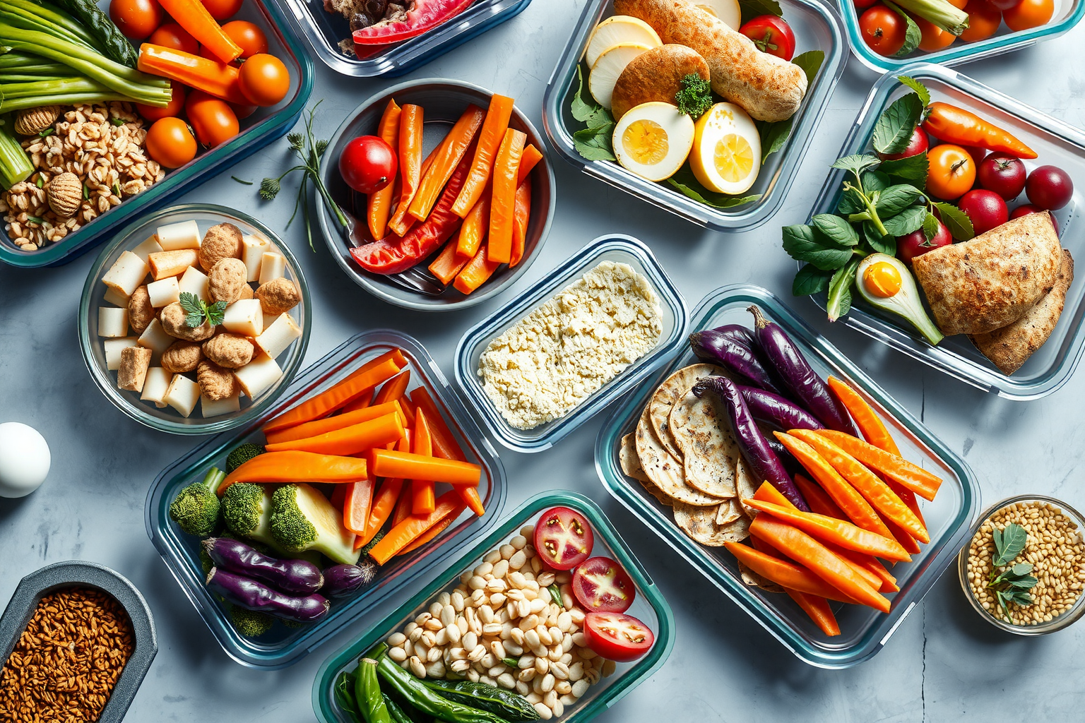 Meal prep vegano: recetas y tips para una alimentación saludable