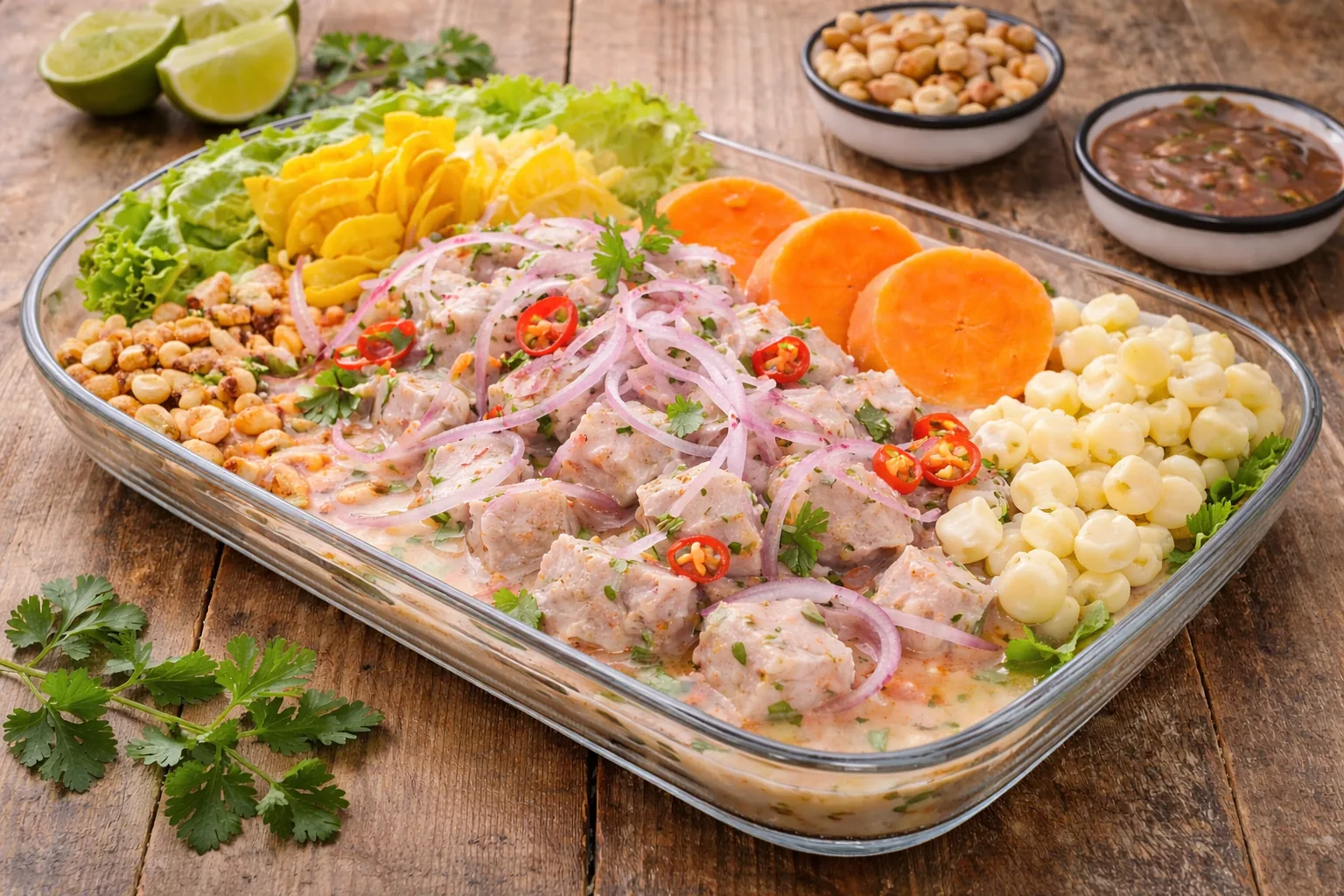 Ceviche de bonito peruano económico (rendidor para la semana)