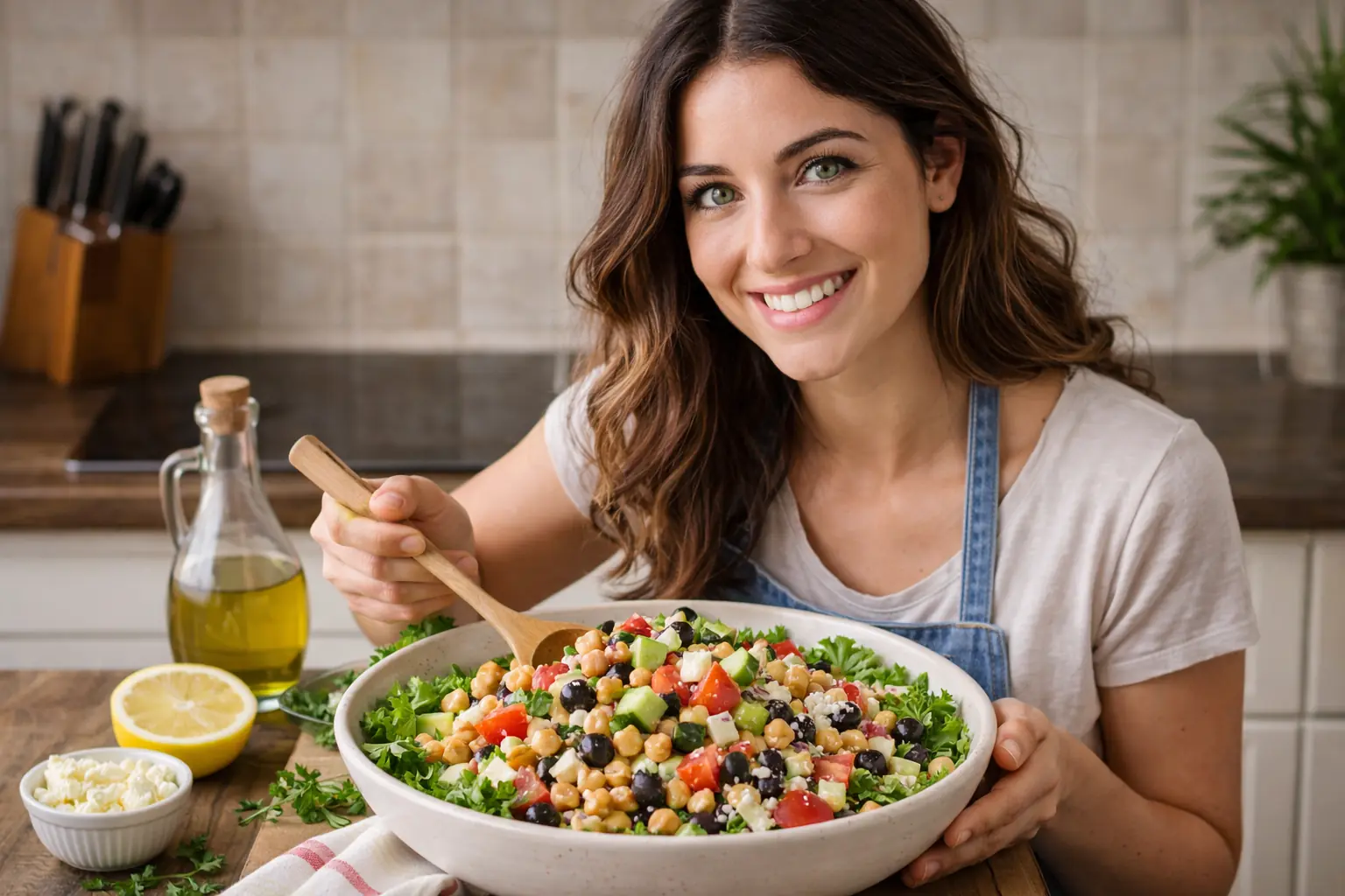 Receta de ensalada de garbanzo: ¡sabrosa y saludable para disfrutar en casa!