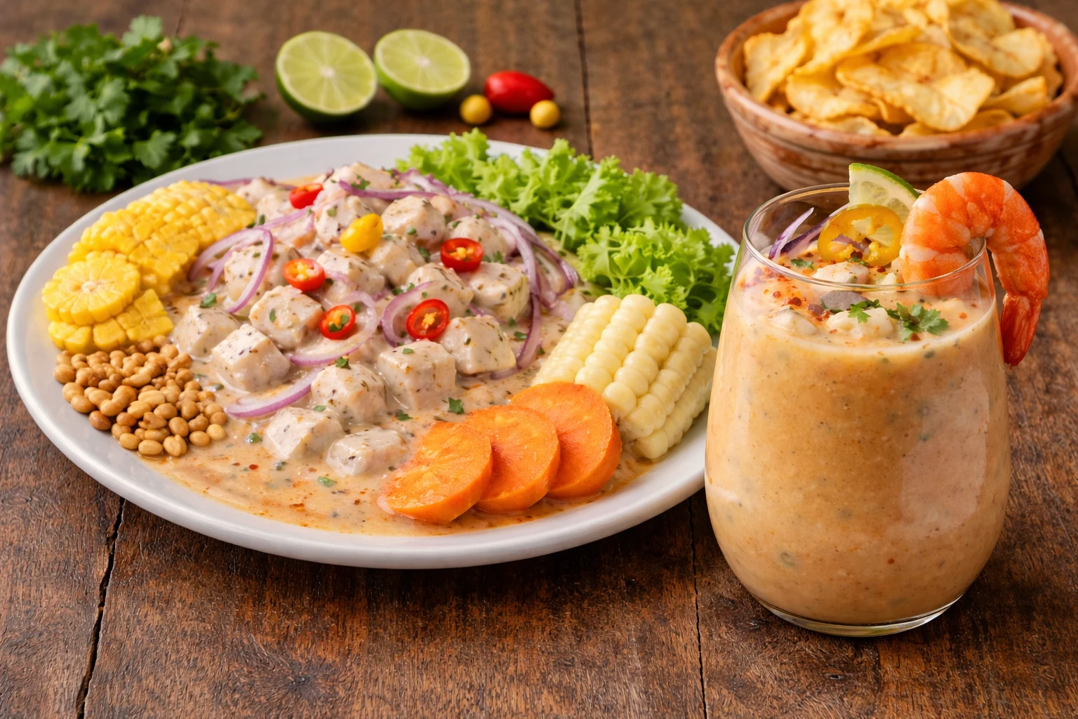 Ceviche con leche de tigre cremosa (sin amargar el limón)