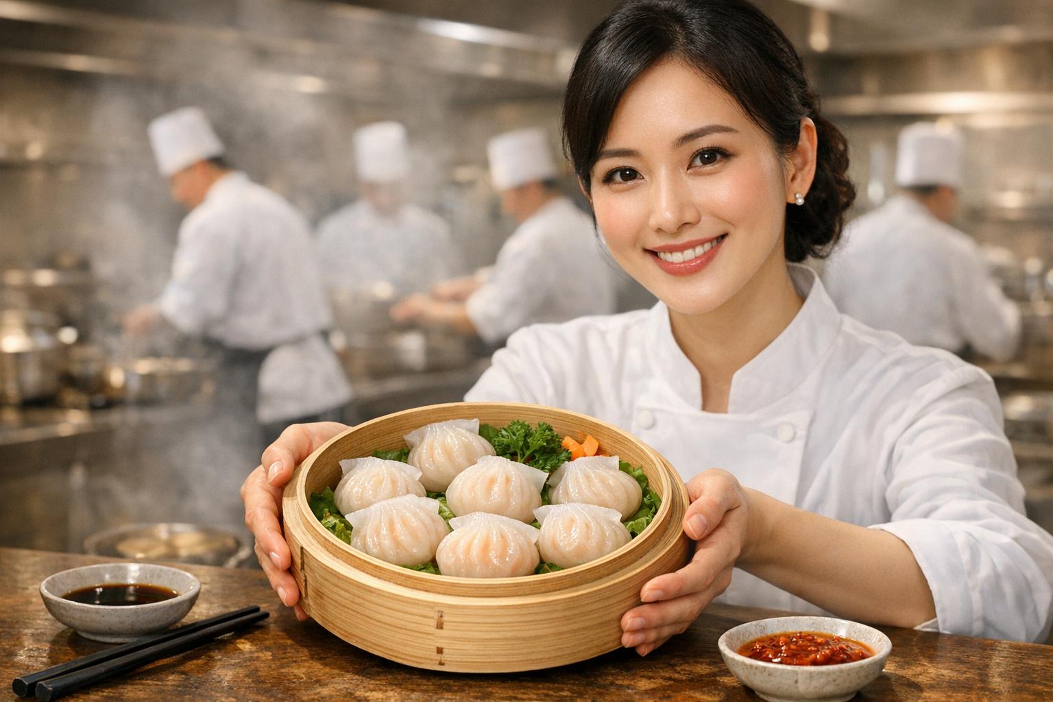 Har gow (dumplings de camarón) dim sum: guía paso a paso