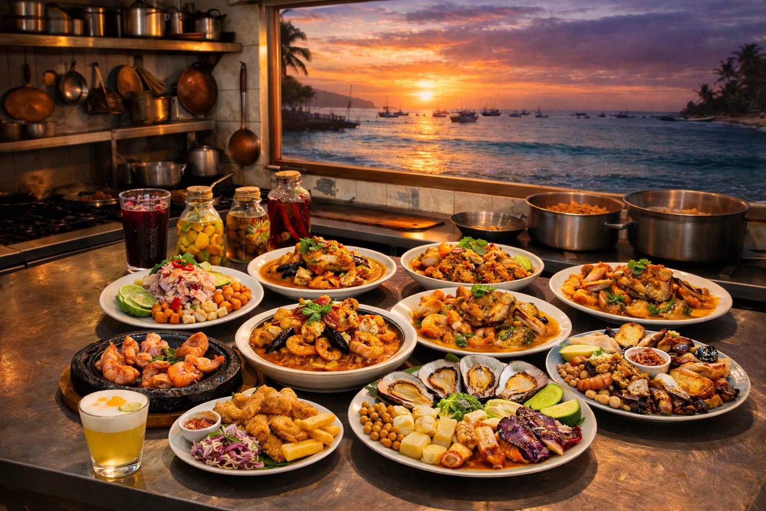 Delicias de la costa peruana: descubre la exquisita gastronomía marina