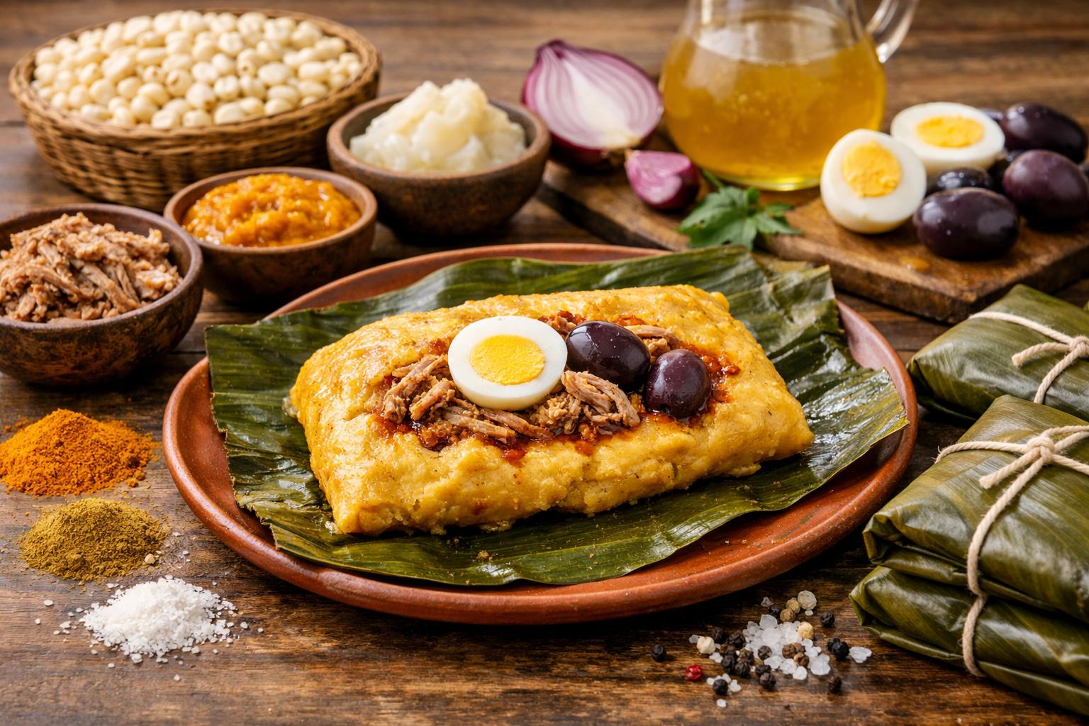 Tamal Norteño Peruano: Receta con Ají y Hojas de Plátano