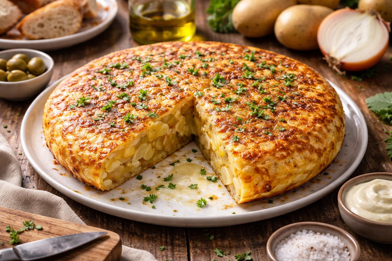 Receta tradicional de tortillas de patatas españolas: ¡Deliciosas y fáciles de hacer!