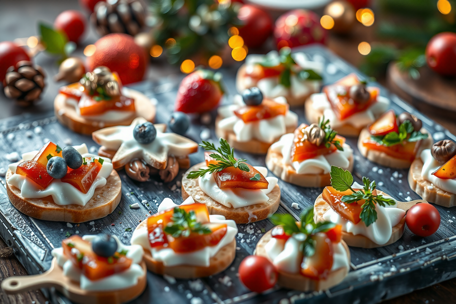 Canapés para Navidad: Ideas creativas y fáciles de preparar
