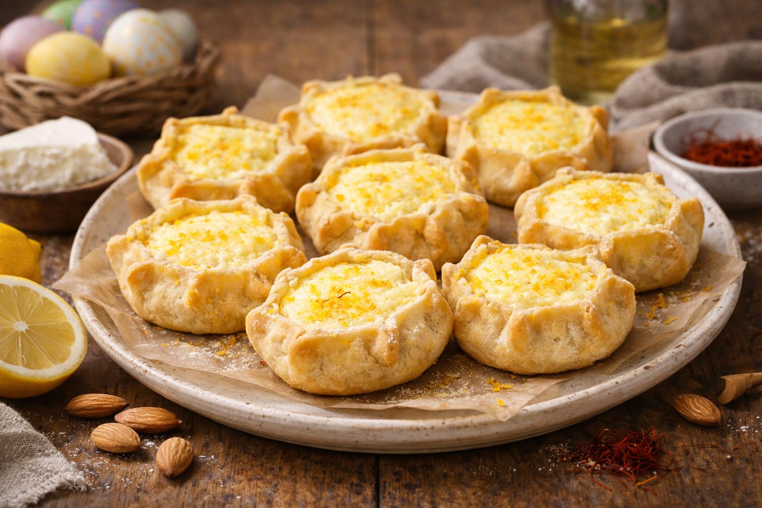 Casadina sarda: pastelitos de queso para Pascua