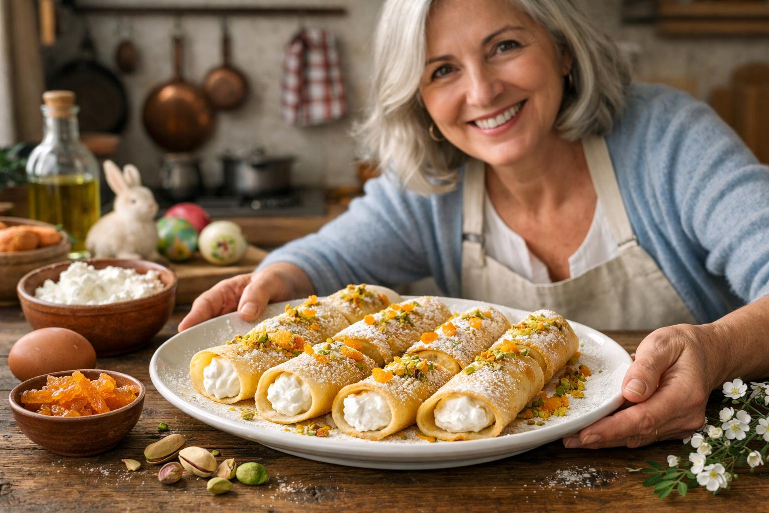 Dita degli apostoli: dulces rellenos típicos de Pascua