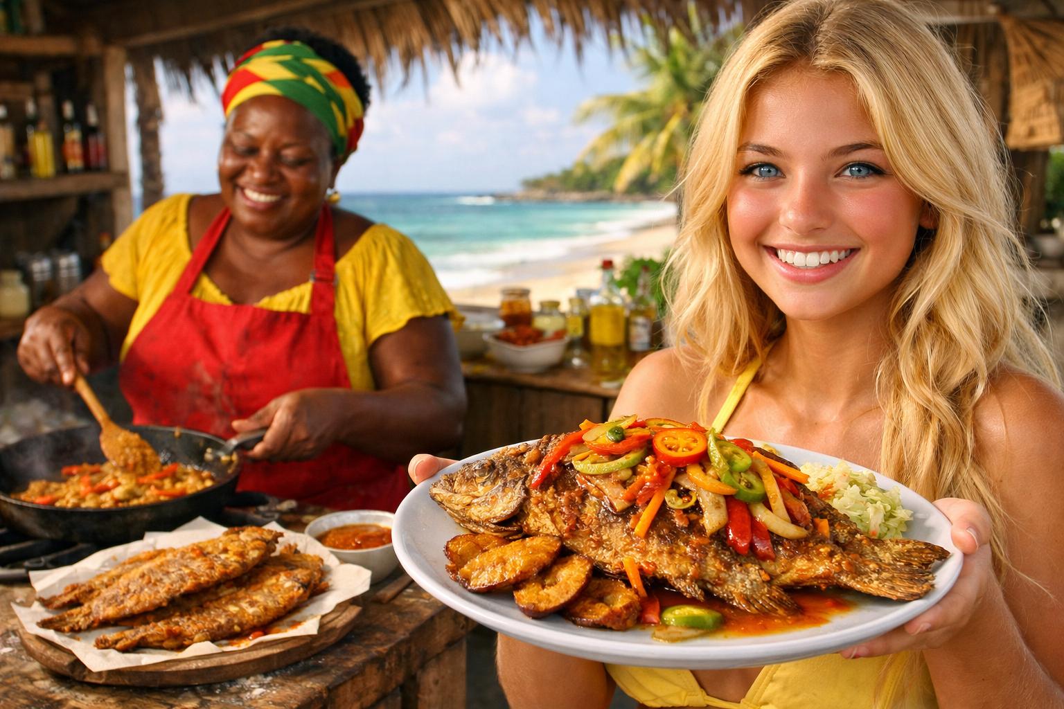Escovitch fish jamaicano
