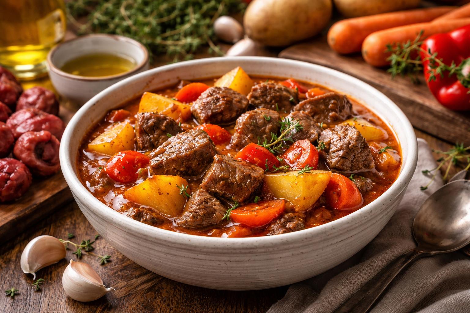 Estofado de Ternera Tradicional: El Sabor de España en tu Mesa