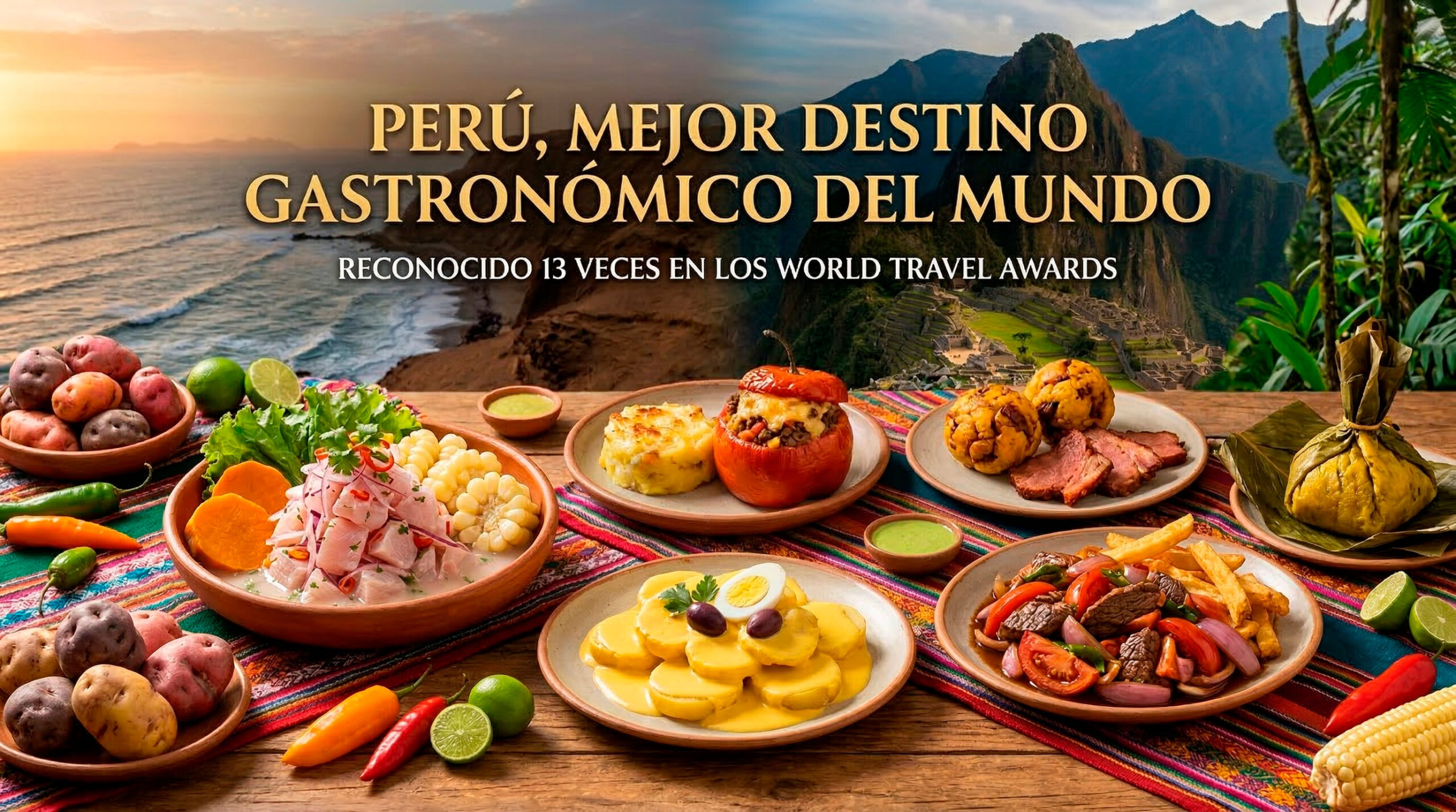Perú, mejor destino gastronómico del mundo