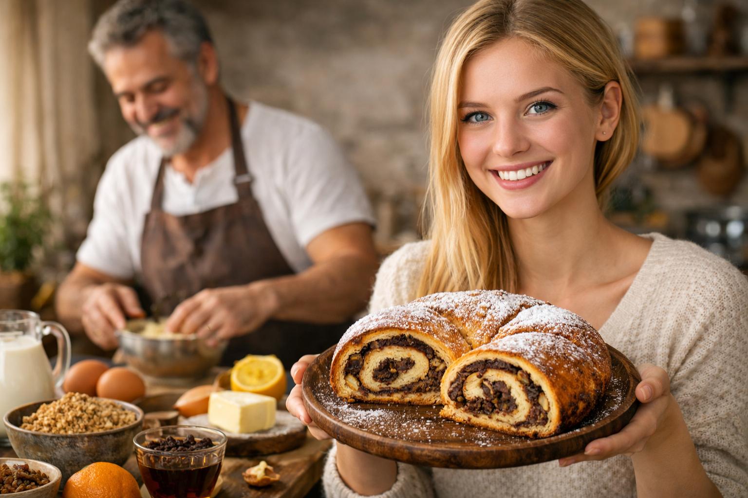 Putizza: rollo dulce de Pascua (Trieste)