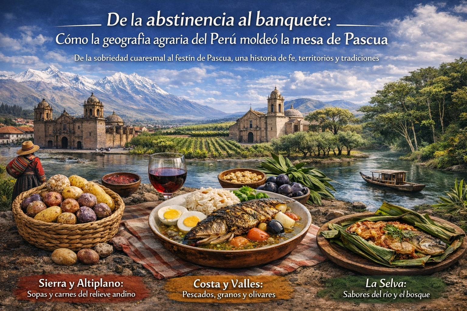 De la abstinencia al banquete: cómo la geografía agraria del Perú moldeó la mesa de Pascua