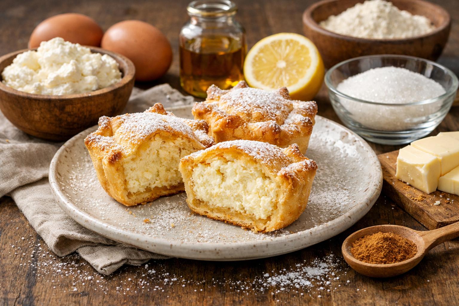 Soffione di ricotta dolce: pastelito de Pascua abruzzese