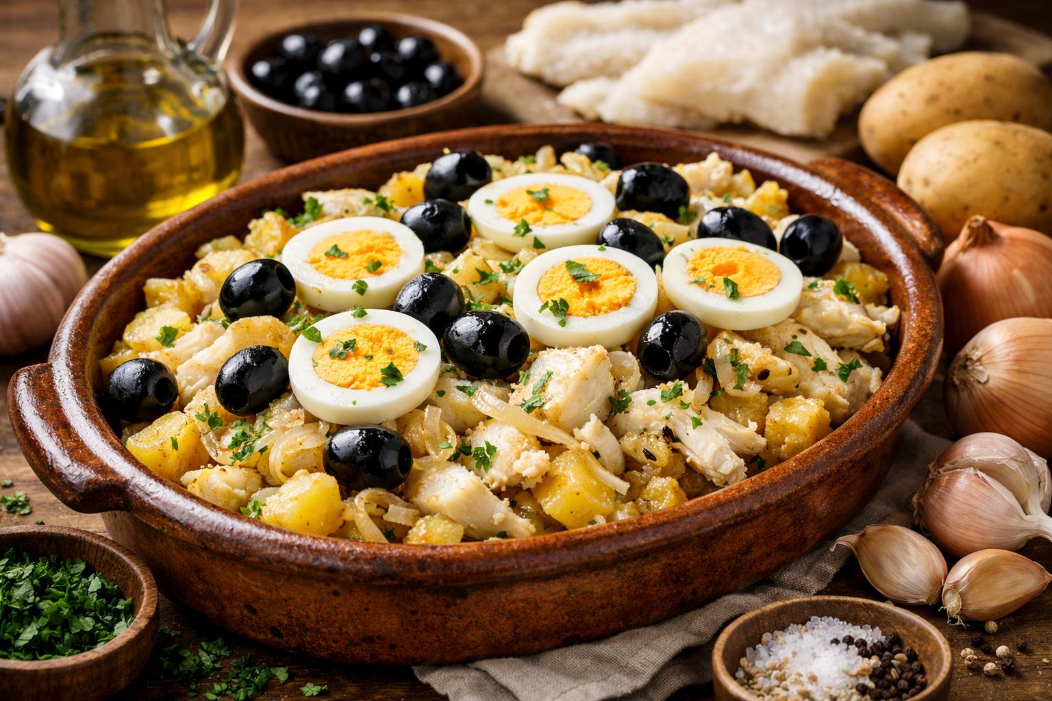 Bacalao à Gomes de Sá: Receta Portuguesa Auténtica