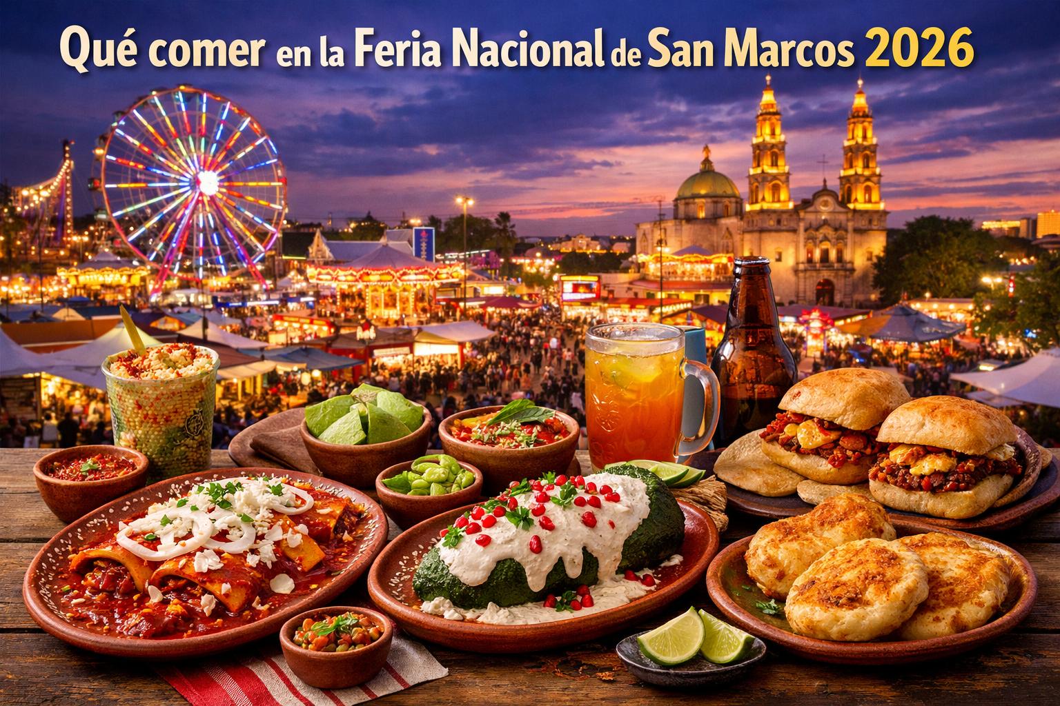 Qué comer en la Feria Nacional de San Marcos 2026