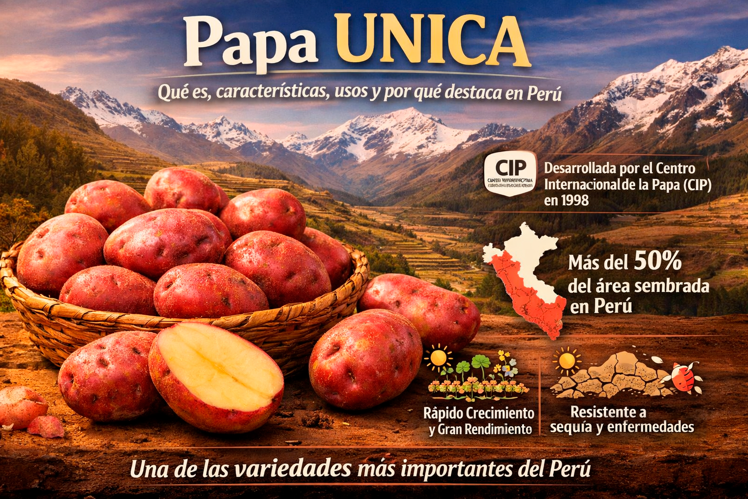Papa UNICA: qué es, características, usos y por qué destaca en Perú