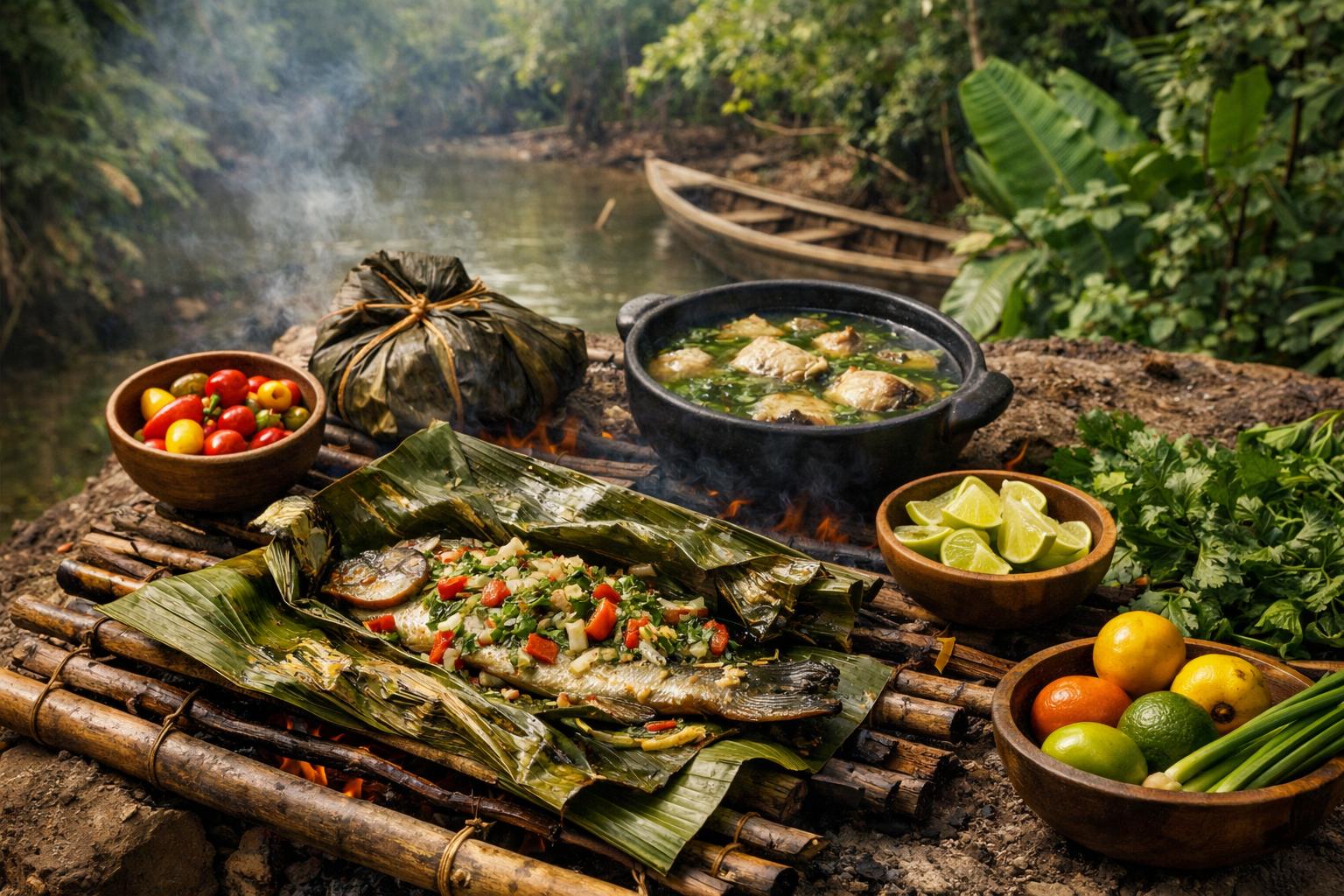 La Amazonía en Semana Santa: patarashca, pescado de río y cocina en hoja
