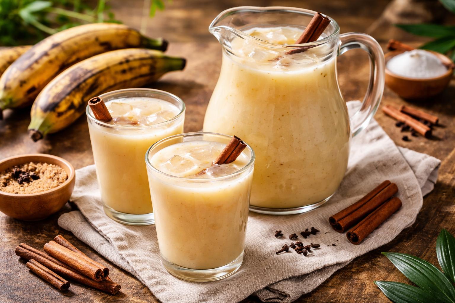 Pururruca de maduro (bebida dulce de la selva)