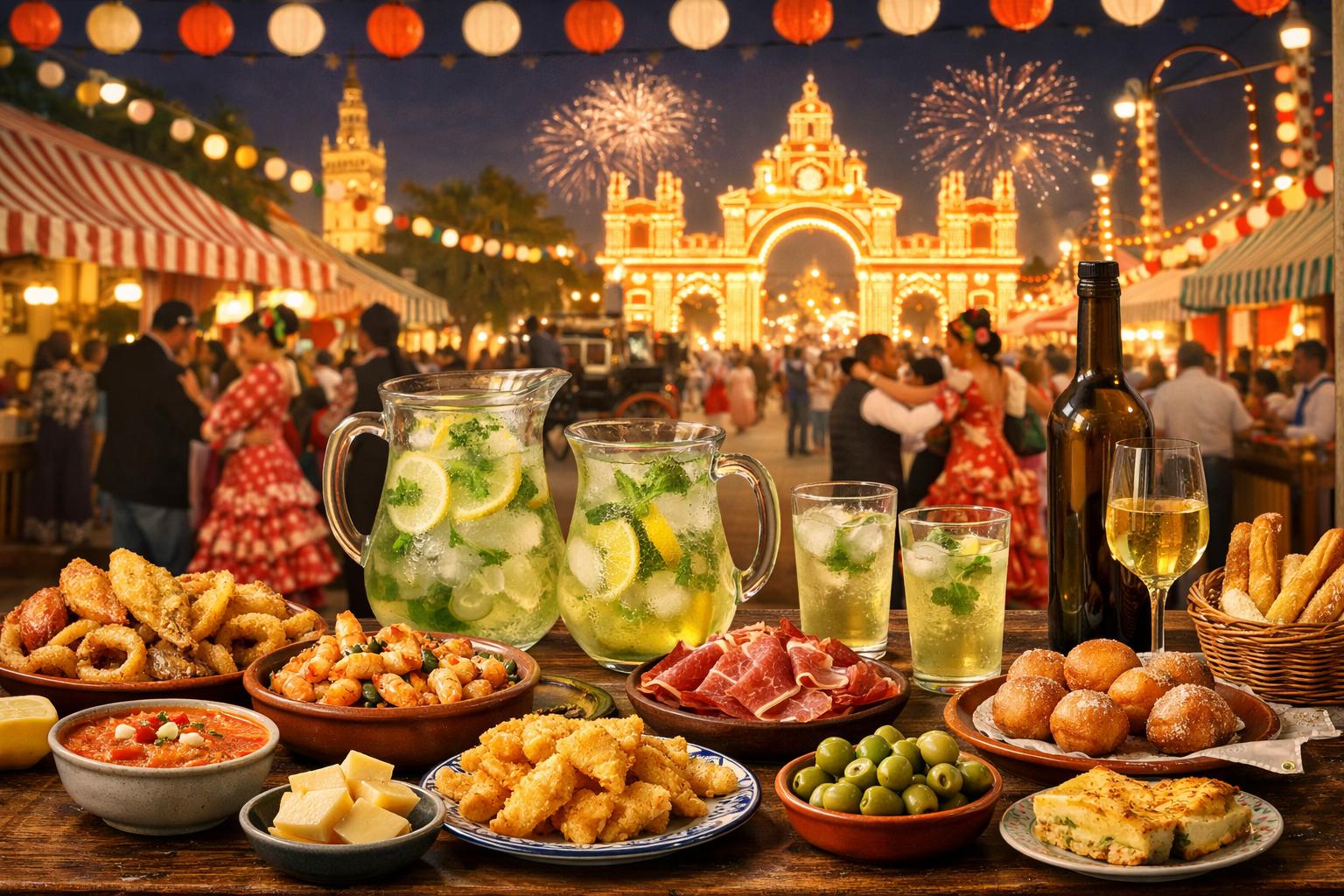 Feria de Abril en Sevilla: qué se come y se bebe