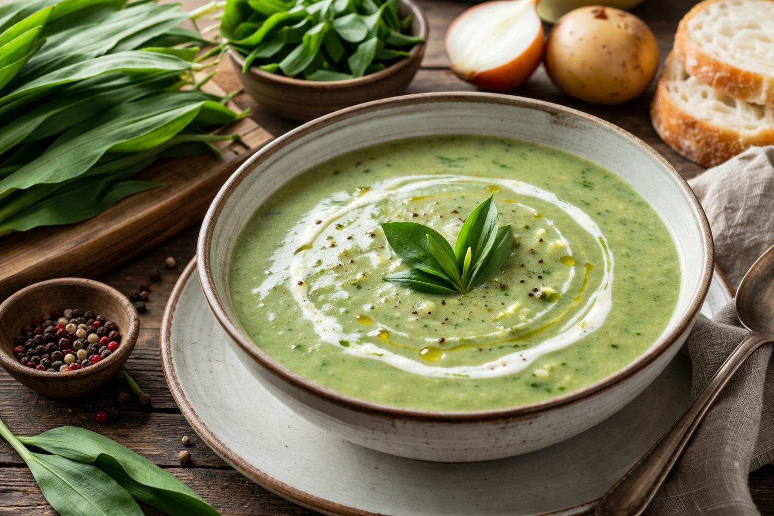 Bärlauchsuppe Austríaca: Receta Tradicional para Semana Santa
