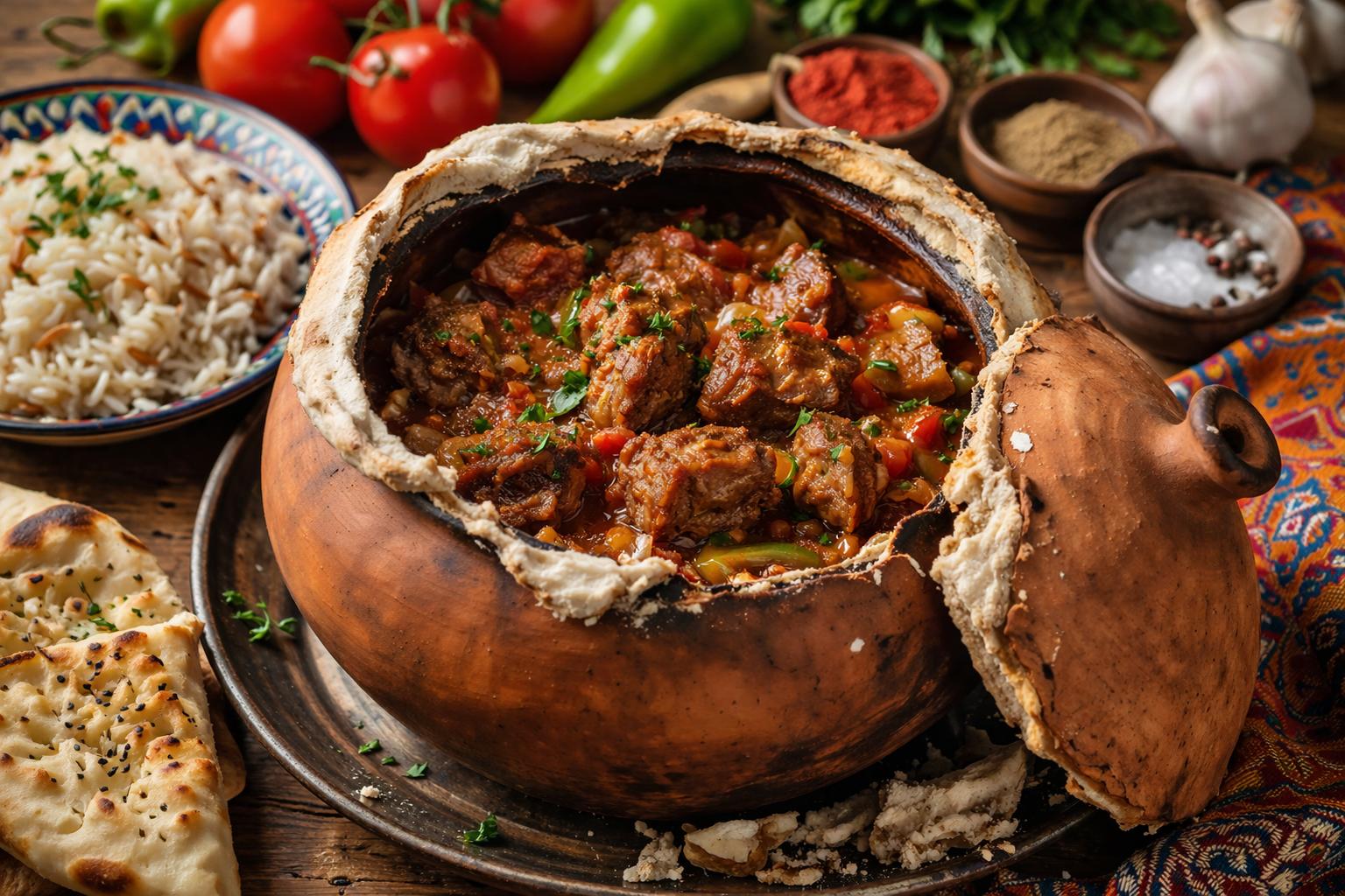 Testi Kebabı: receta del kebab turco de Capadocia