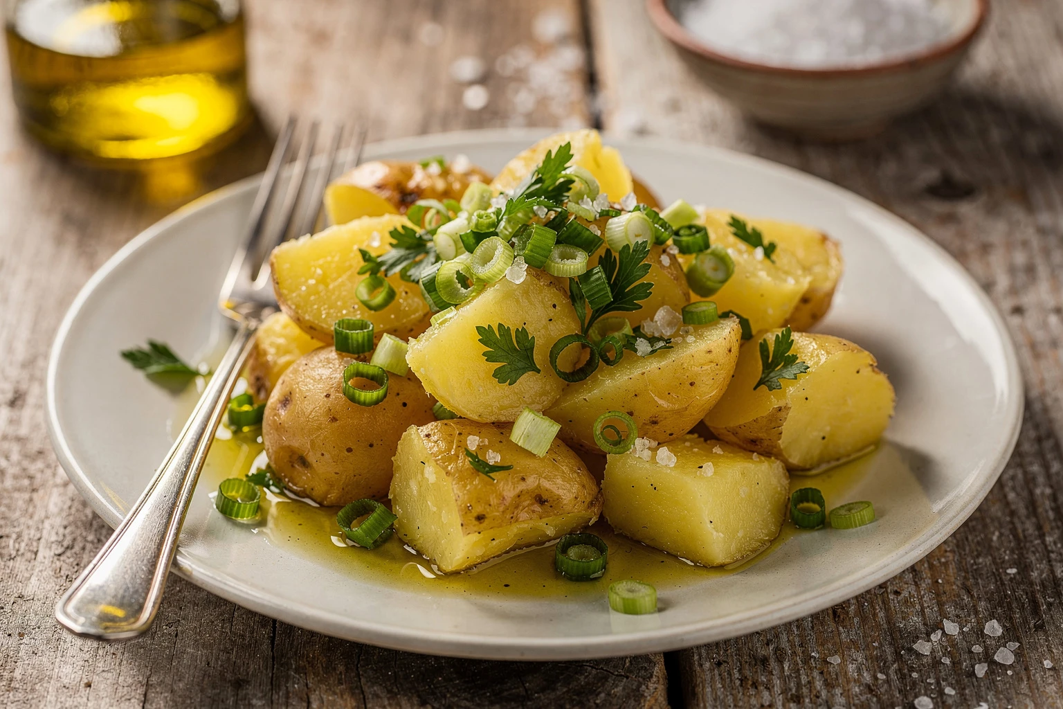 Papas aliñás gaditanas