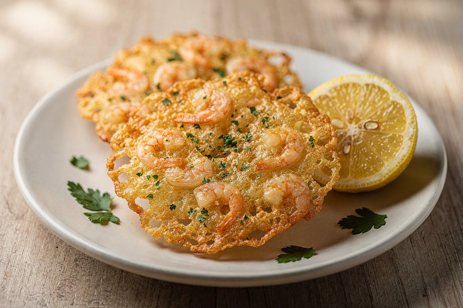 Tortillitas de camarones