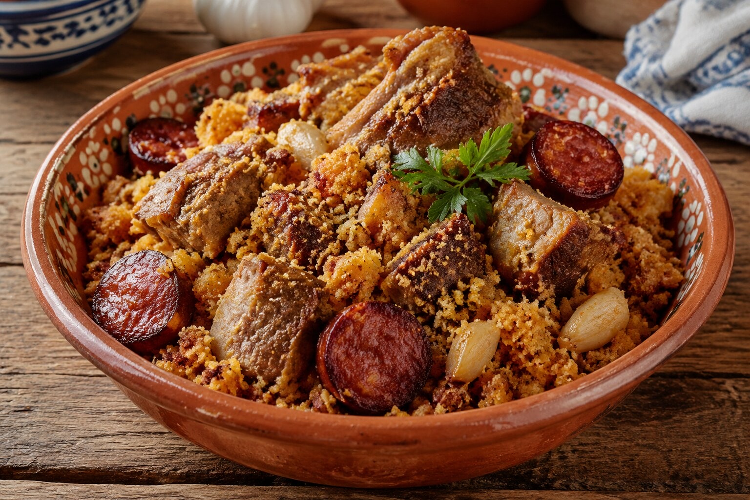 Migas Alentejanas, especialidad tradicional de la gastronomía portuguesa