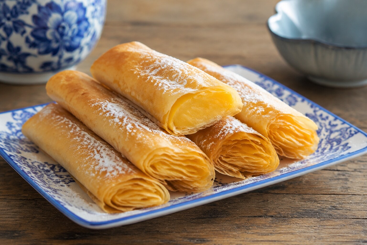 Pastéis de Santa Clara de Coimbra, especialidad tradicional de la gastronomía portuguesa