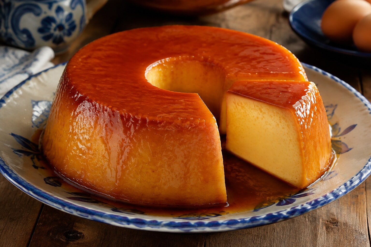 Pudim Abade de Priscos, especialidad tradicional de la gastronomía portuguesa