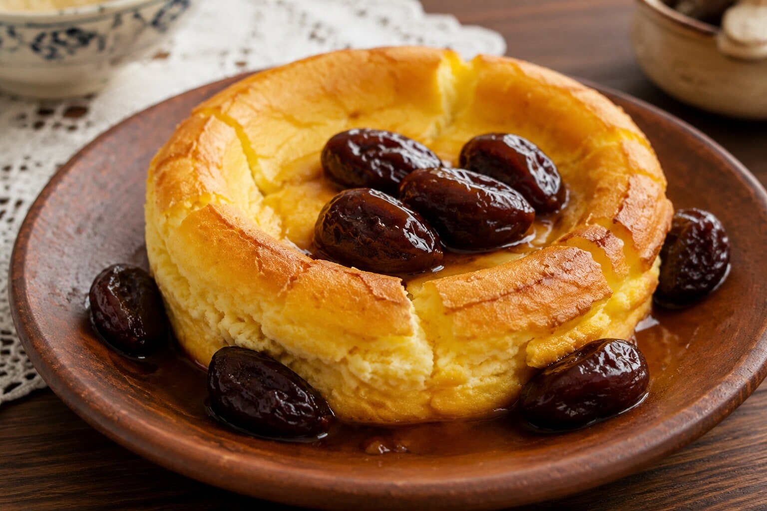 Sericaia con ameixa d’Elvas, especialidad tradicional de la gastronomía portuguesa